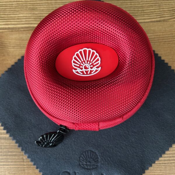 Clam Single Watch Travel Case - Pepsi Red