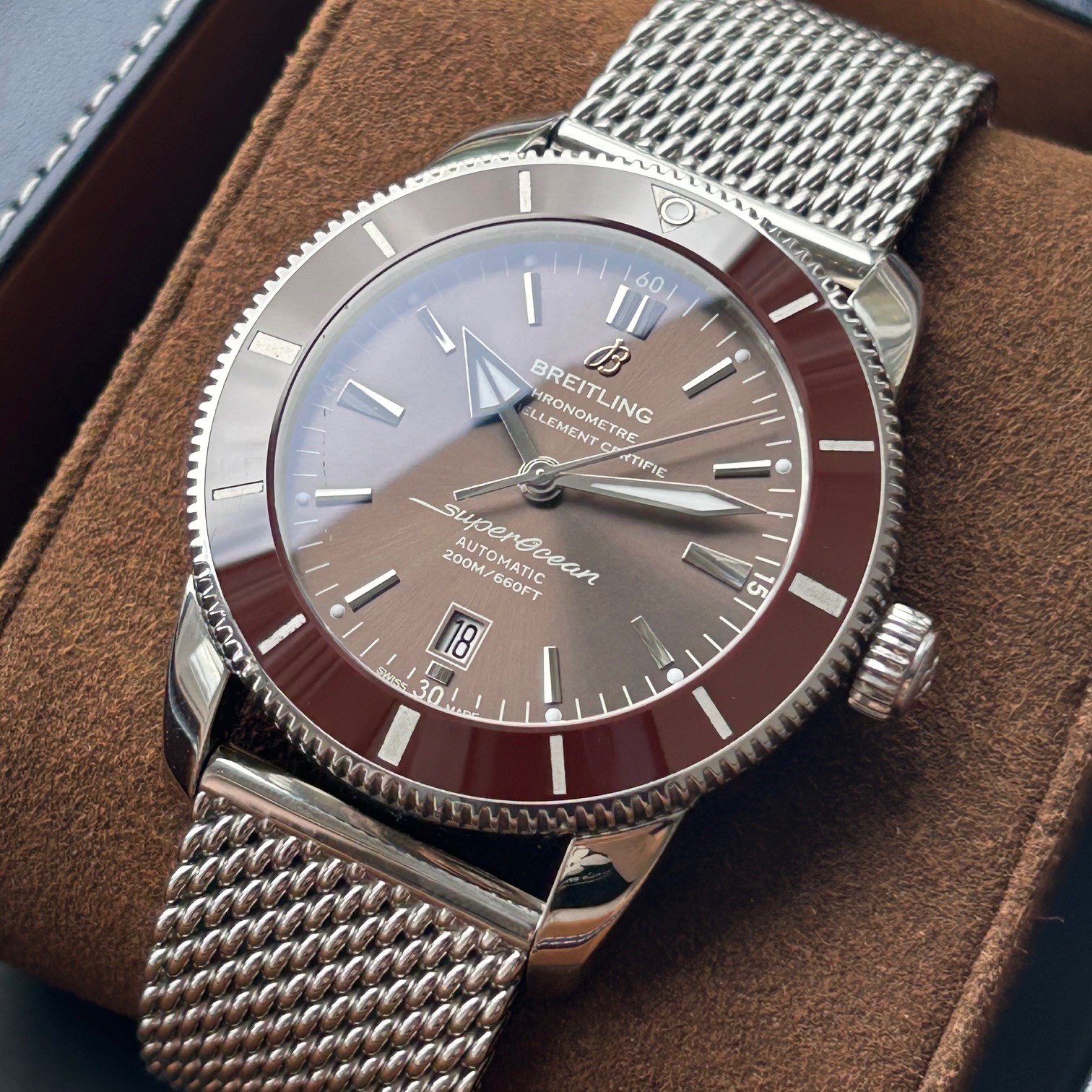 2019 Breitling Superocean Heritage II 46mm Automatic Bronze AB202033/Q618 - Image 3