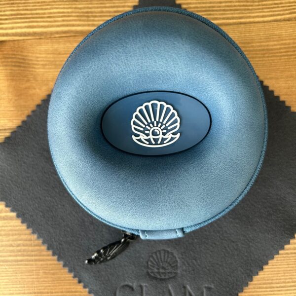 Clam Single Watch Travel Case - Marine Blue
