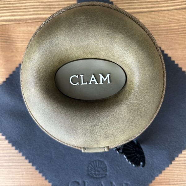 Clam Single Watch Travel Case - Olive Green - Image 2