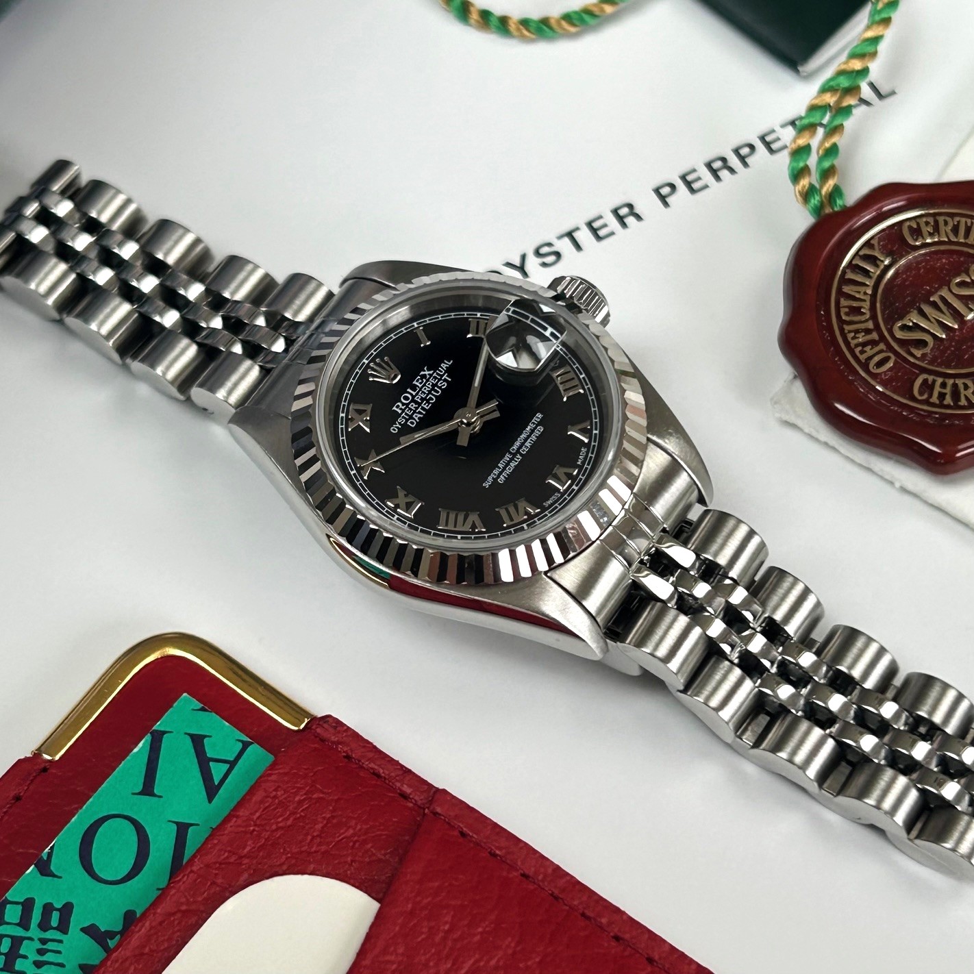2000 Rolex Oyster Perpetual Lady Datejust 26mm Automatic 79174 - Image 11