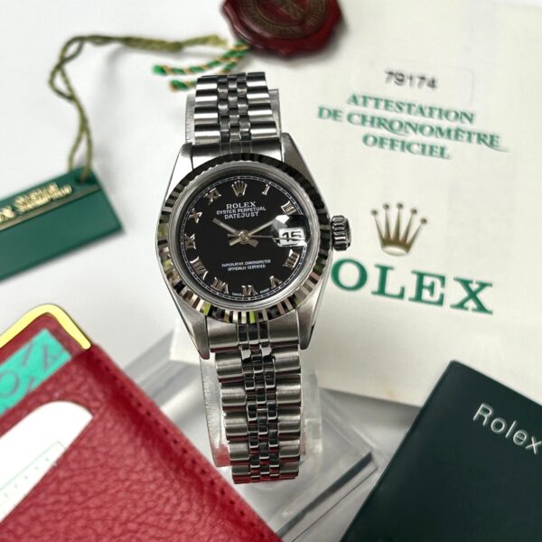 2000 Rolex Oyster Perpetual Lady Datejust 26mm Automatic 79174 - Image 13