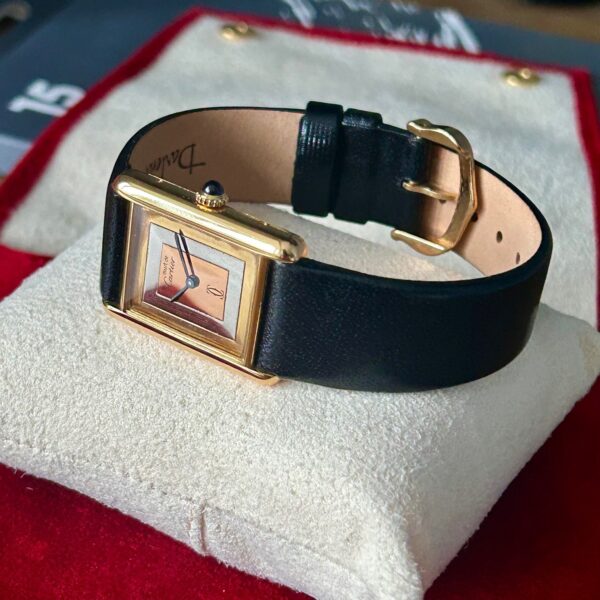 1970's Cartier Tank, Must De Cartier, Gold Vermeil, Small Model, Hand Wound