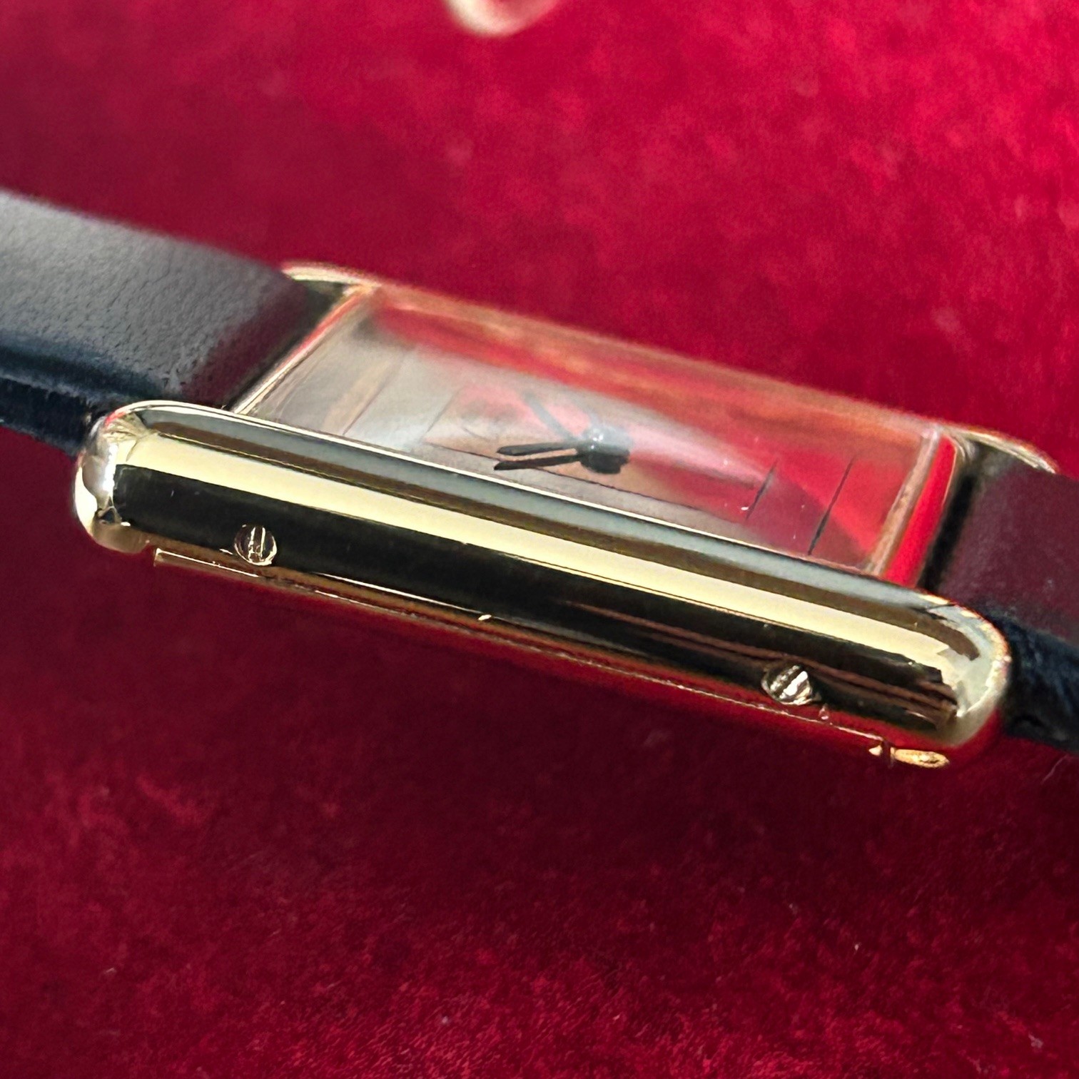 1970's Cartier Tank, Must De Cartier, Gold Vermeil, Small Model, Hand Wound - Image 10