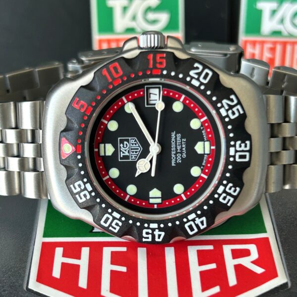 1991 TAG Heuer Formula 1 Professional Quartz Midsize Watch 374.513
