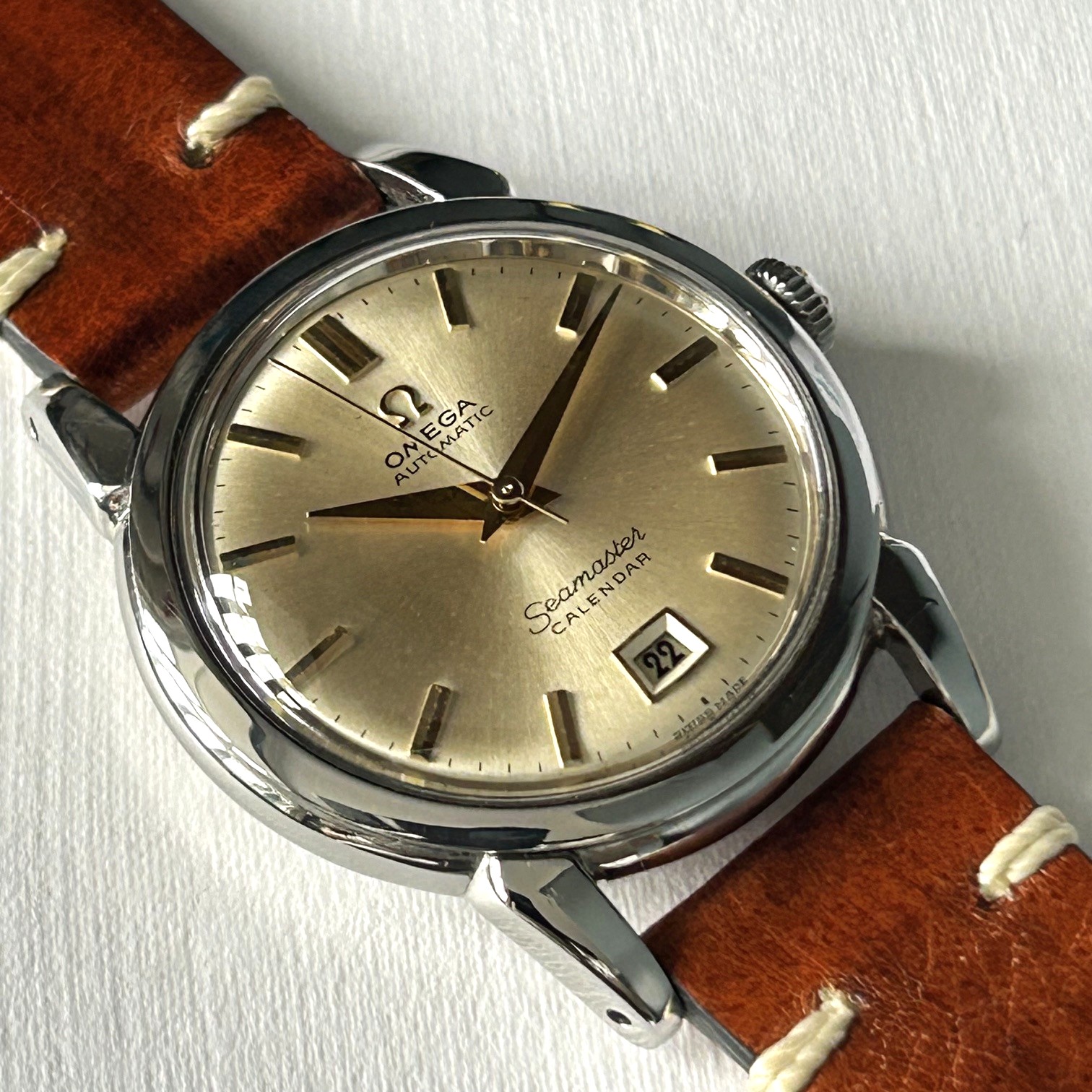1952 Omega Seamaster Calendar 2627-8-SC Automatic Wristwatch - Image 15
