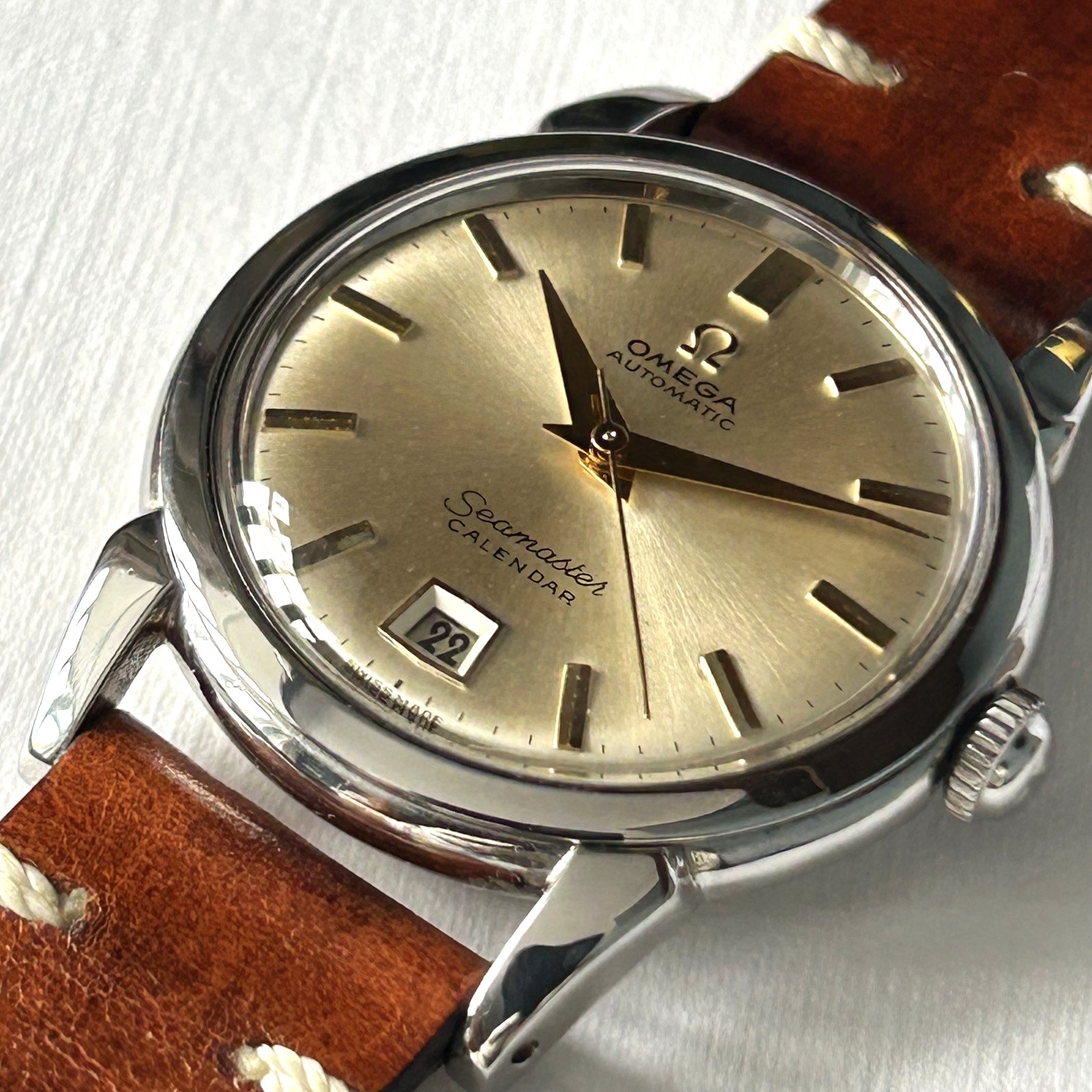 1952 Omega Seamaster Calendar 2627-8-SC Automatic Wristwatch - Image 7