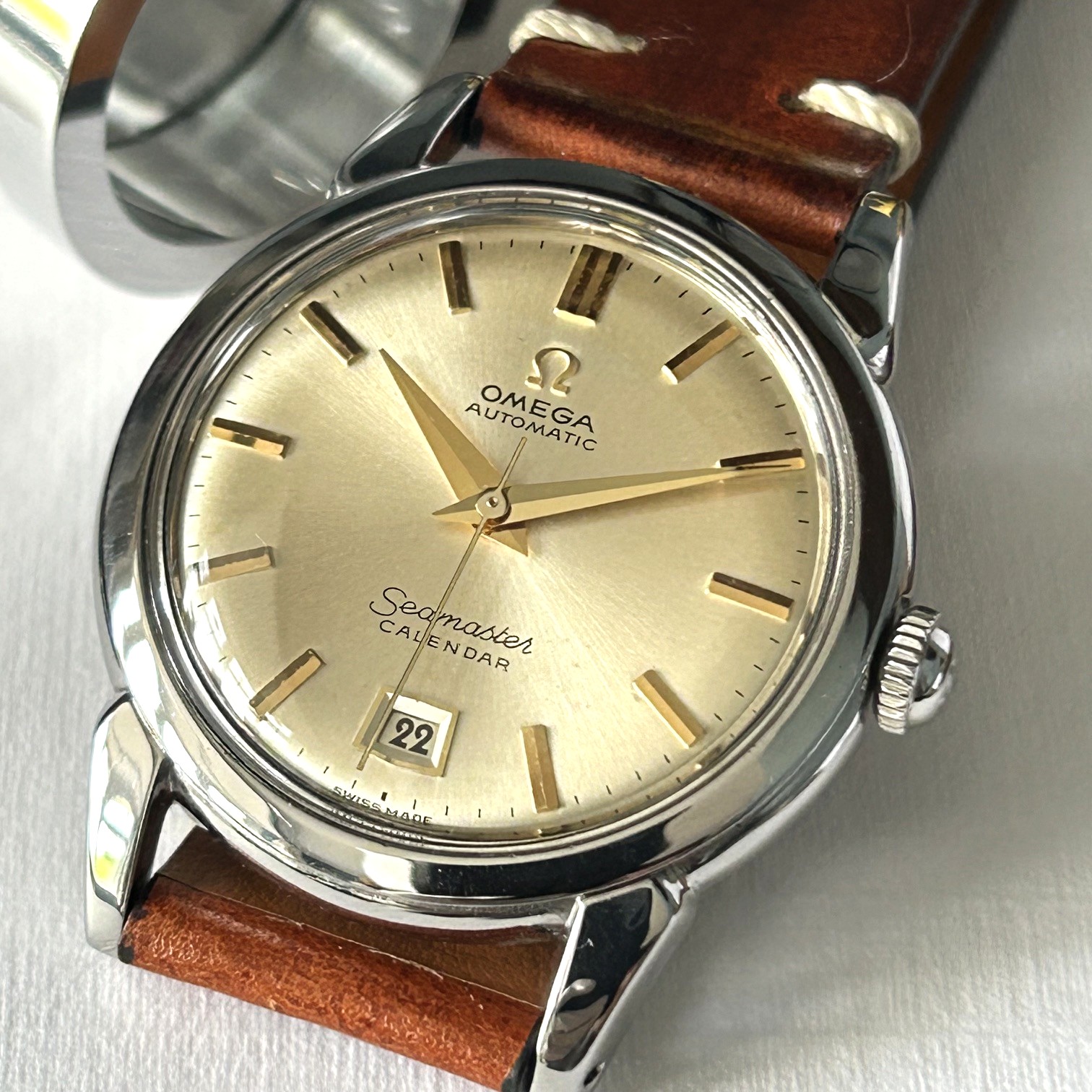 1952 Omega Seamaster Calendar 2627-8-SC Automatic Wristwatch - Image 17