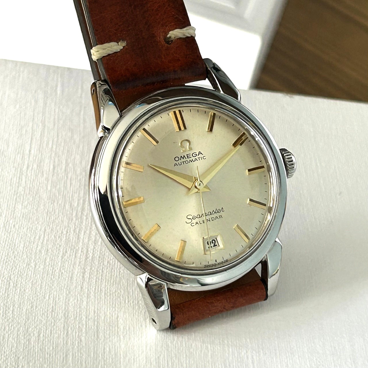 1952 Omega Seamaster Calendar 2627-8-SC Automatic Wristwatch - Image 3