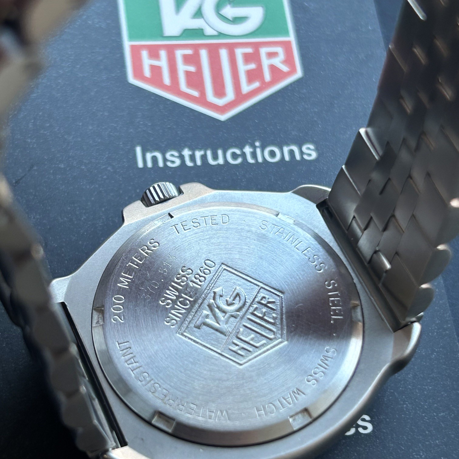 1980's TAG Heuer Formula 1 Professional Quartz Midsize Watch 370.513 - Image 8