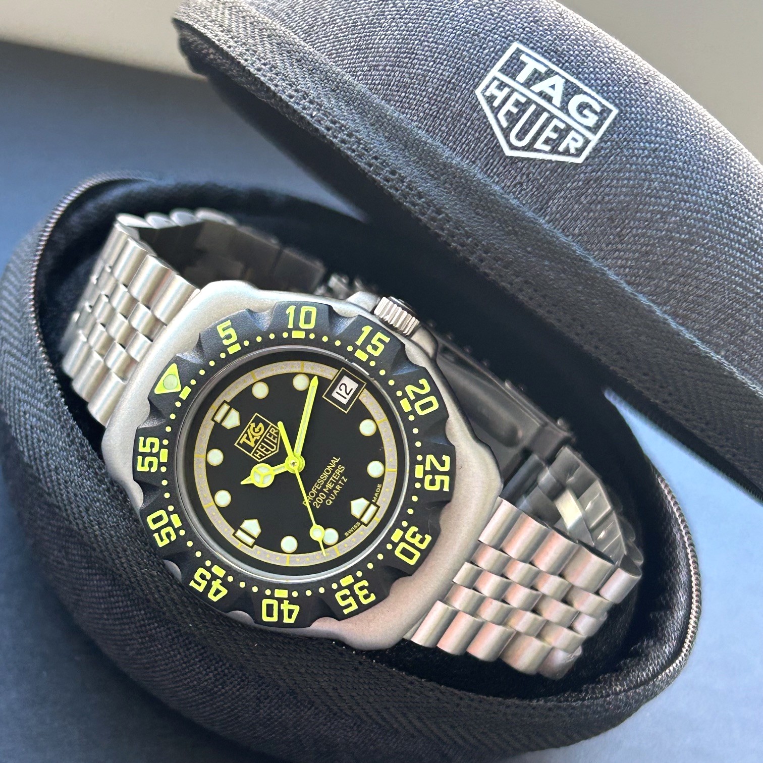 1990's TAG Heuer Formula 1 Professional Quartz Midsize Watch WA1216 - Image 7