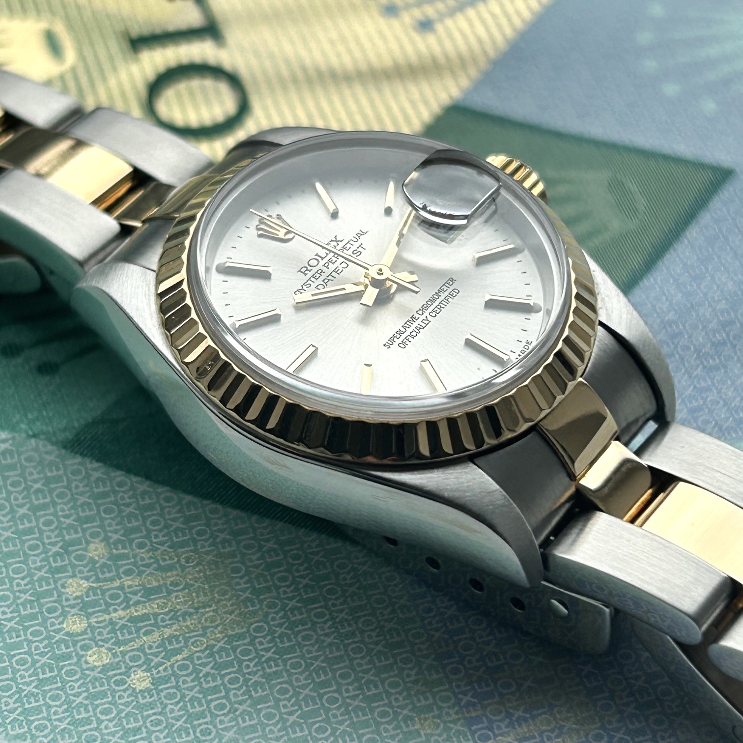 2004 Rolex Lady Datejust 79173 18ct Gold & Stainless Steel, Full Set - Image 10