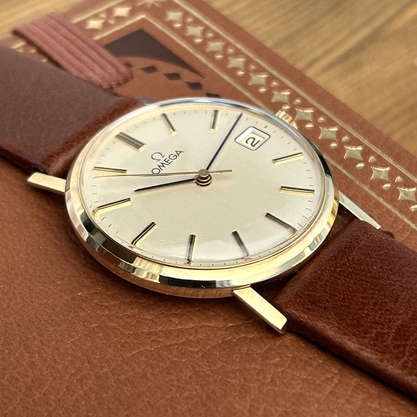 1978 Omega Gents 9ct Gold Manual Wind Dress Watch Ref 1325017 - Image 9