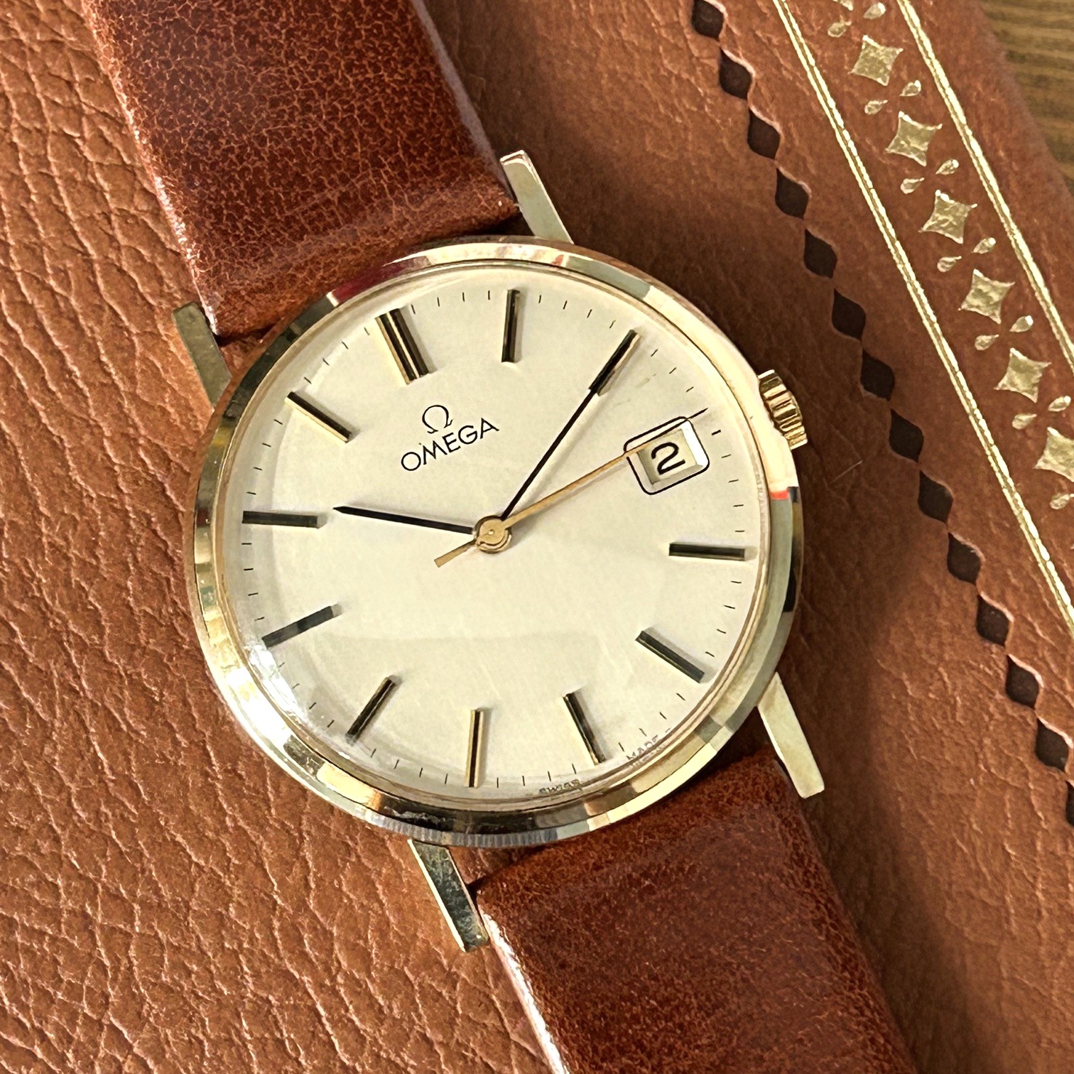 1978 Omega Gents 9ct Gold Manual Wind Dress Watch Ref 1325017 - Image 8