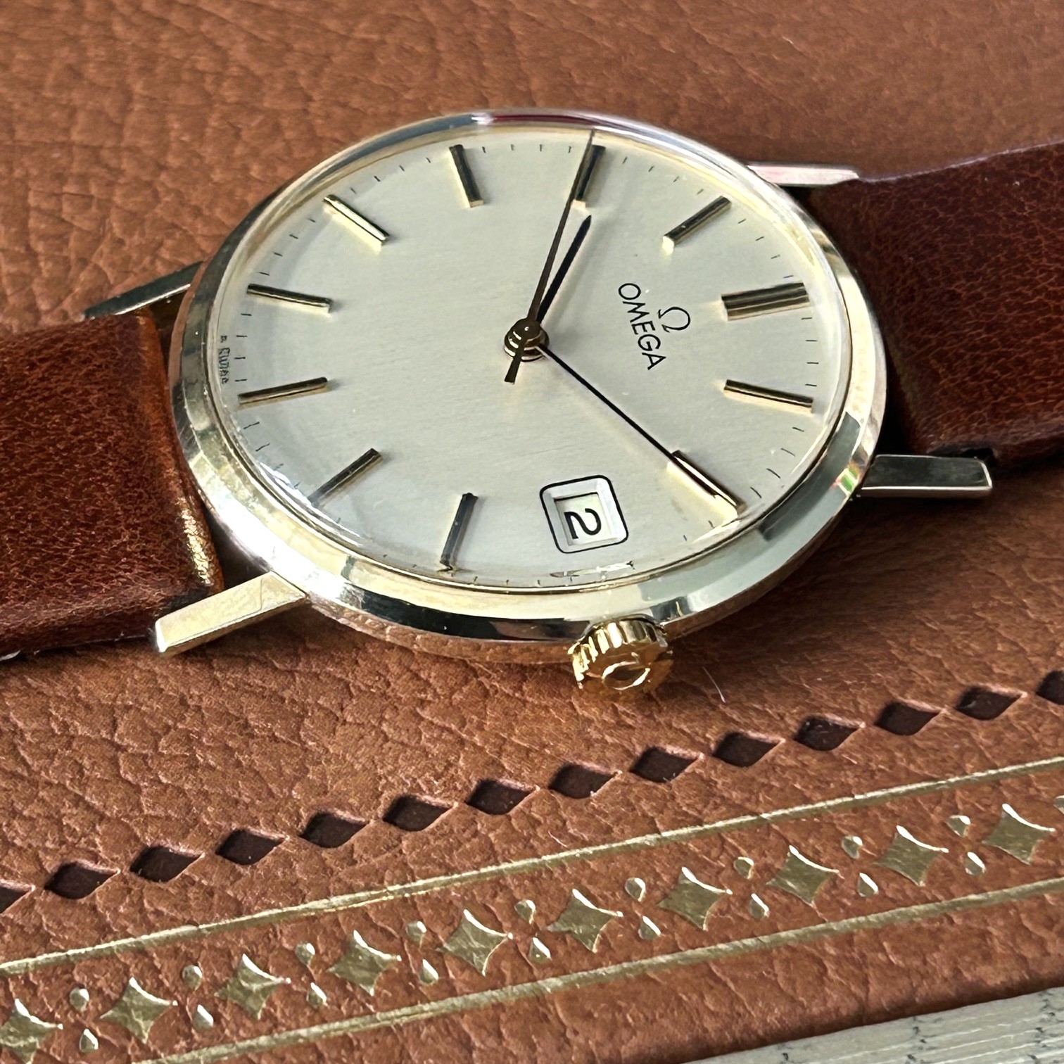 1978 Omega Gents 9ct Gold Manual Wind Dress Watch Ref 1325017 - Image 12