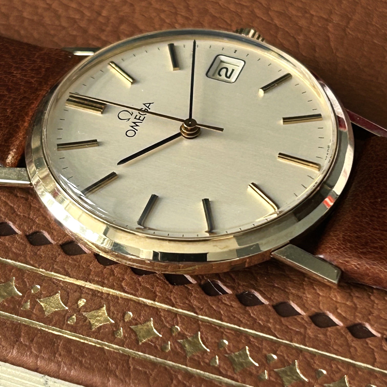 1978 Omega Gents 9ct Gold Manual Wind Dress Watch Ref 1325017 - Image 13