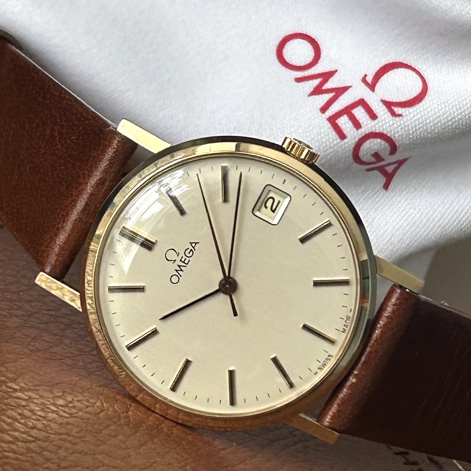 1978 Omega Gents 9ct Gold Manual Wind Dress Watch Ref 1325017 - Image 14