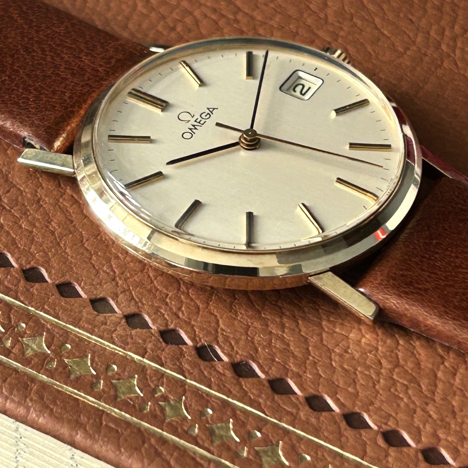 1978 Omega Gents 9ct Gold Manual Wind Dress Watch Ref 1325017 - Image 4