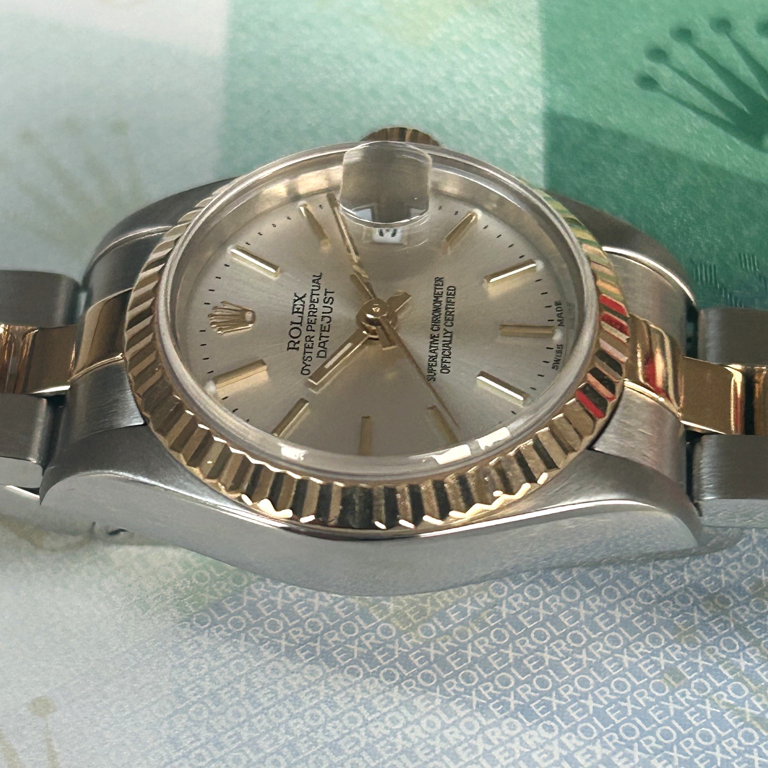 2004 Rolex Lady Datejust 79173 18ct Gold & Stainless Steel, Full Set - Image 7