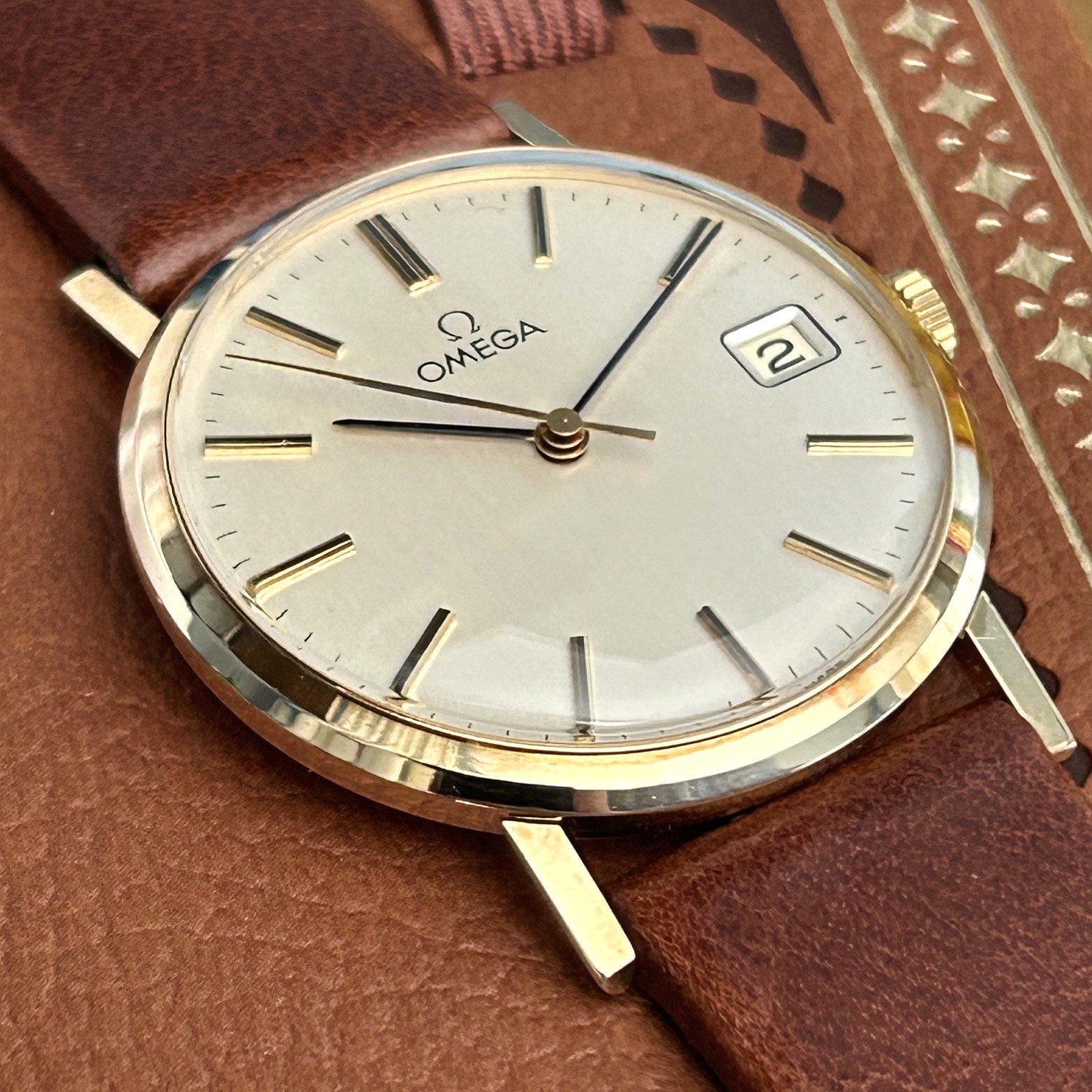 1978 Omega Gents 9ct Gold Manual Wind Dress Watch Ref 1325017